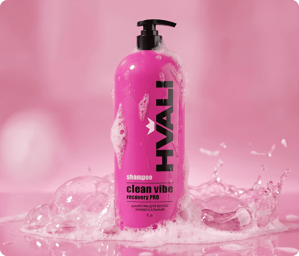 Шампунь HVALI с эффектом salon care