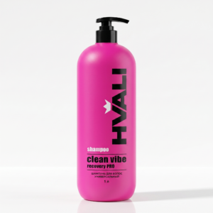 Флакон шампуня для волос HVALI Clean Vibe Recovery PRO